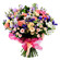 bouquet of roses, lisianthuses and alstroemerias. Morocco