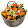 orange fruit basket. Morocco