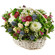 basket of chrysanthemums and roses. Morocco