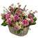 floral arrangement in a basket. Morocco