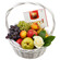 fruit basket with chocolates